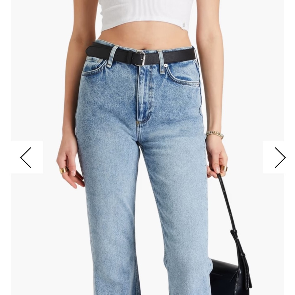 rag & bone Light Blue Straight Leg Jeans